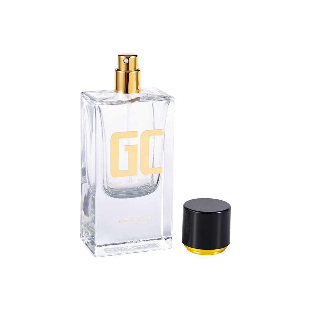 KY1482-WJ2360 50 ml-es nagy teherbírású melegbélyegzett palack ASB UV műanyag kupakkal, hengeres