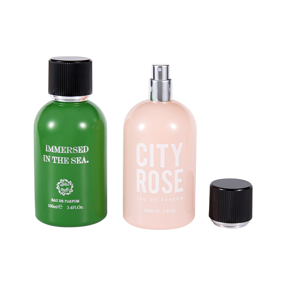 GC4463-WJ2361 100 ml vadonatúj dekoratív üveg parfümös üveg fekete parfüm kupakkal