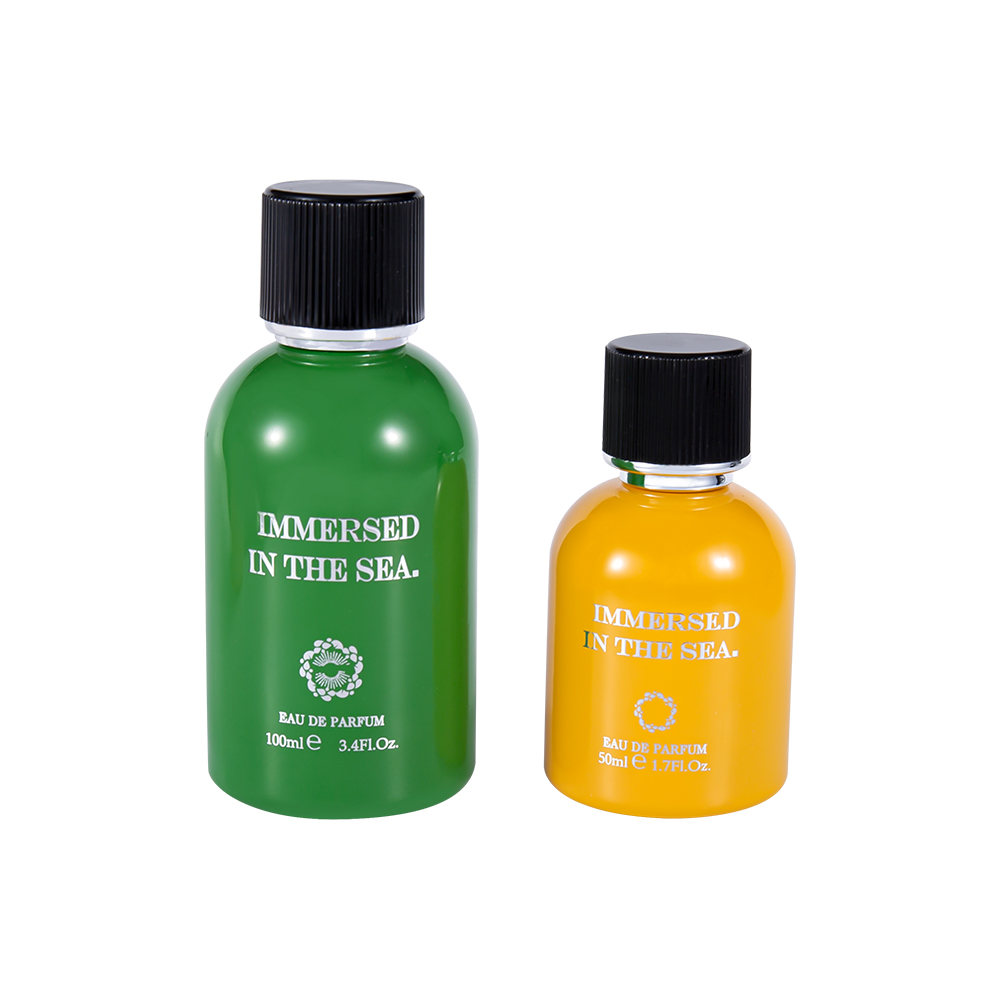 GC4463-WJ2361 100 ml vadonatúj dekoratív üveg parfümös üveg fekete parfüm kupakkal